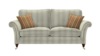 Large 2 Seater Sofa. Paris Stripe Oyster- Grade B